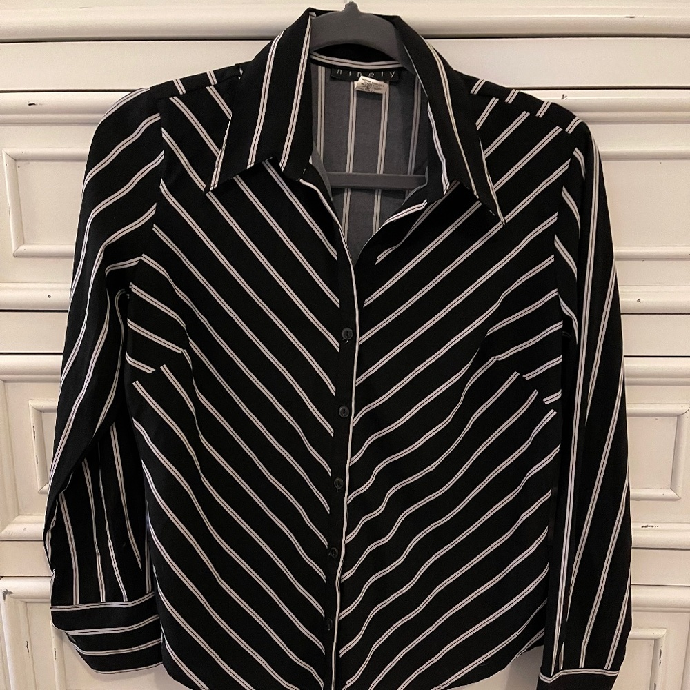 Ninety Striped Dress Shirt - Size S